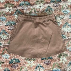 Old Navy High-Waisted Dynamic Fleece Mini Skort for Women, small, rare earth